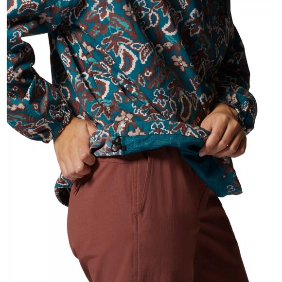 NEW Mountain Hardwear Stryder Pullover Hooded Jack Pine Floral Anorak Jacket NWT - Picture 4 of 8